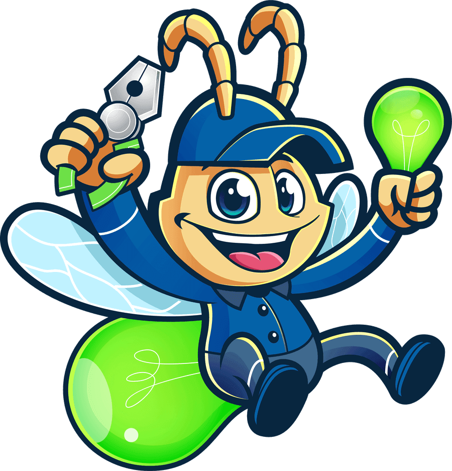 FireFly Electrical Mascot